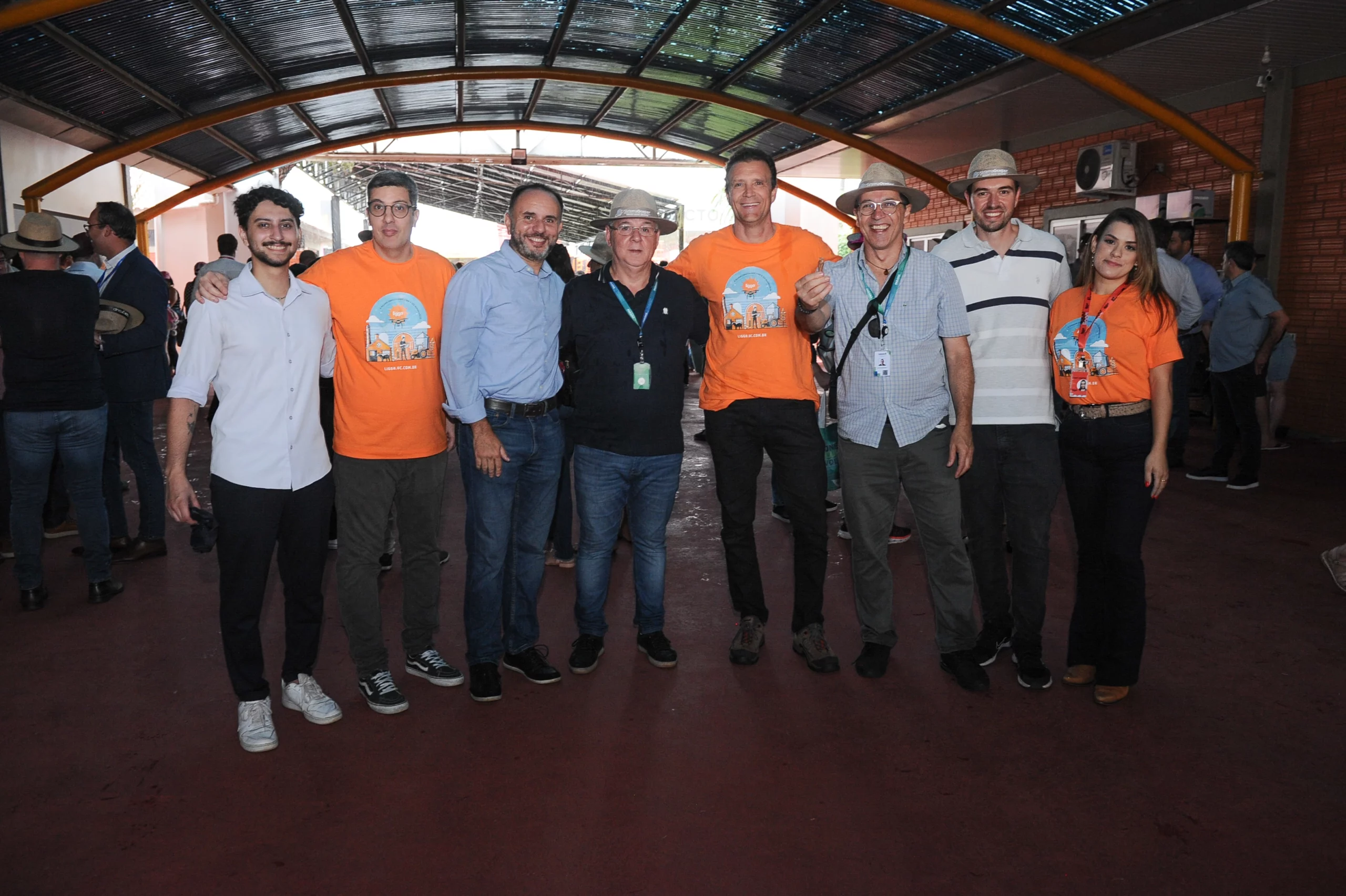 Lideranças da Ligga reunidas no Show Rural da Coopavel 2024